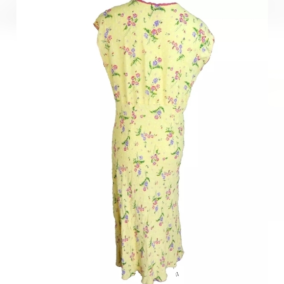 April Cornell Vintage Floral Midi Slip Dress - Picture 3 of 5